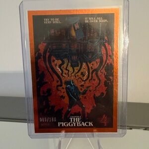 Stranger things Piggyback tcg card red border numbered 89/199